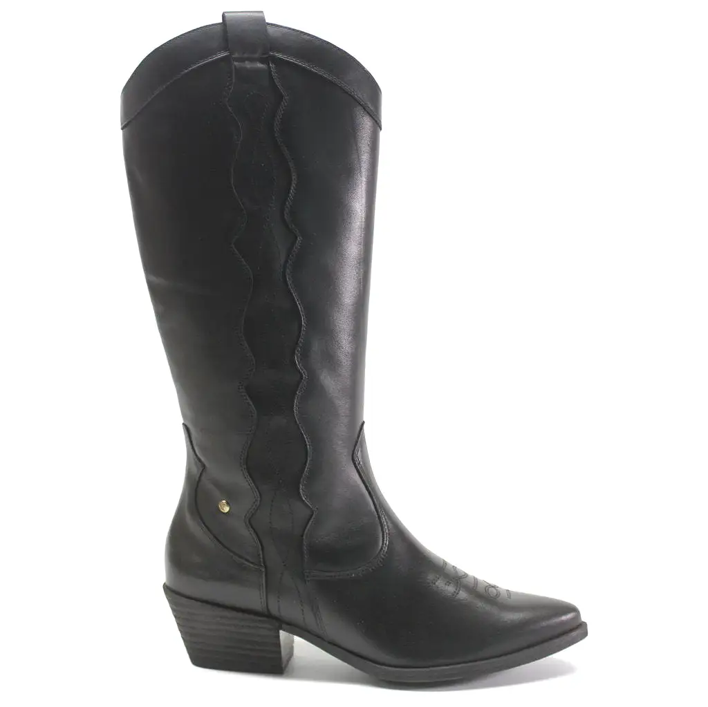 Vergel Leather Women's Calf Length Boots