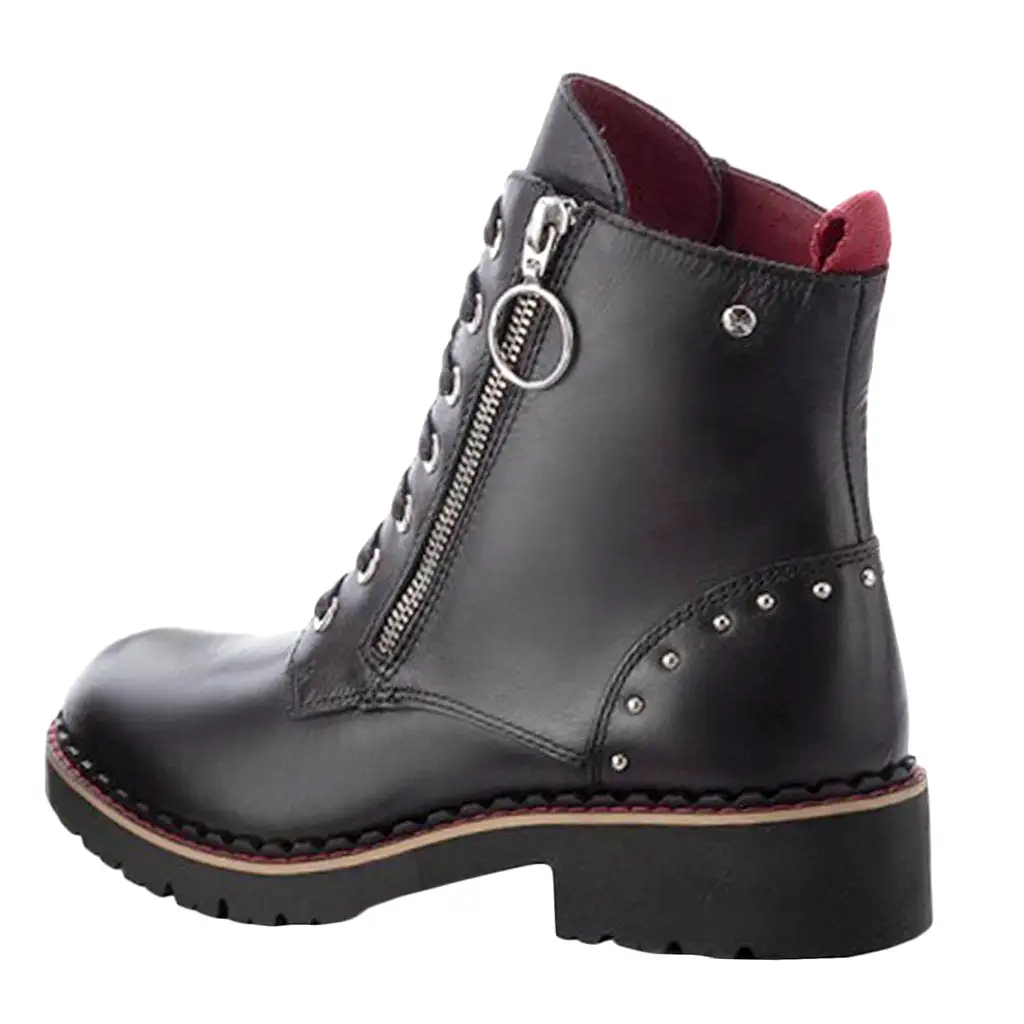 Vicar Calfskin Leather Women's Ankle Boots