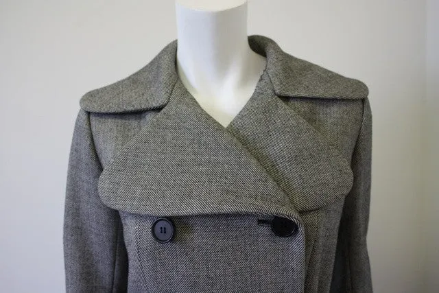 Vintage '70s NORELL Wool Tweed Coat with Belt