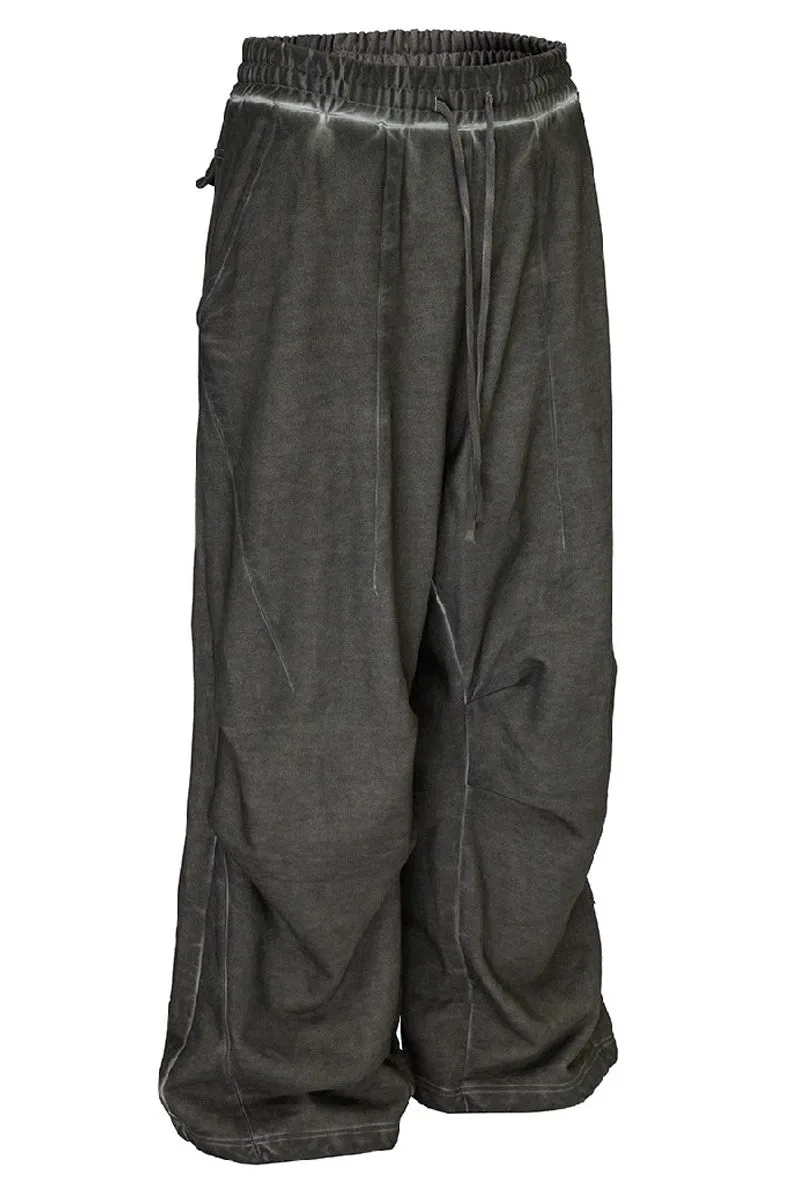 Vintage Drawstring Casual Trousers