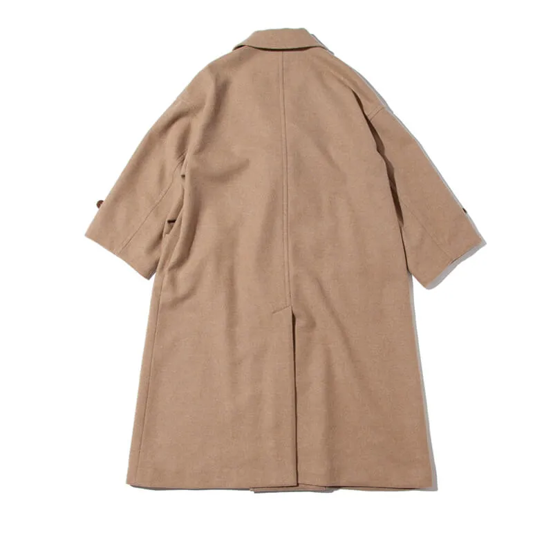 Water Repellent Wool Coat - Beige