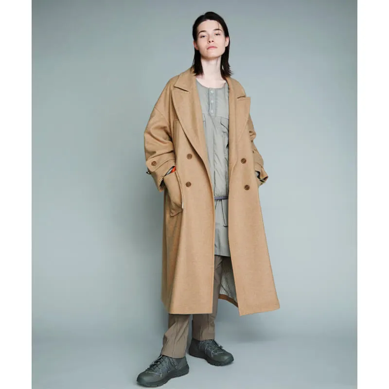 Water Repellent Wool Coat - Beige