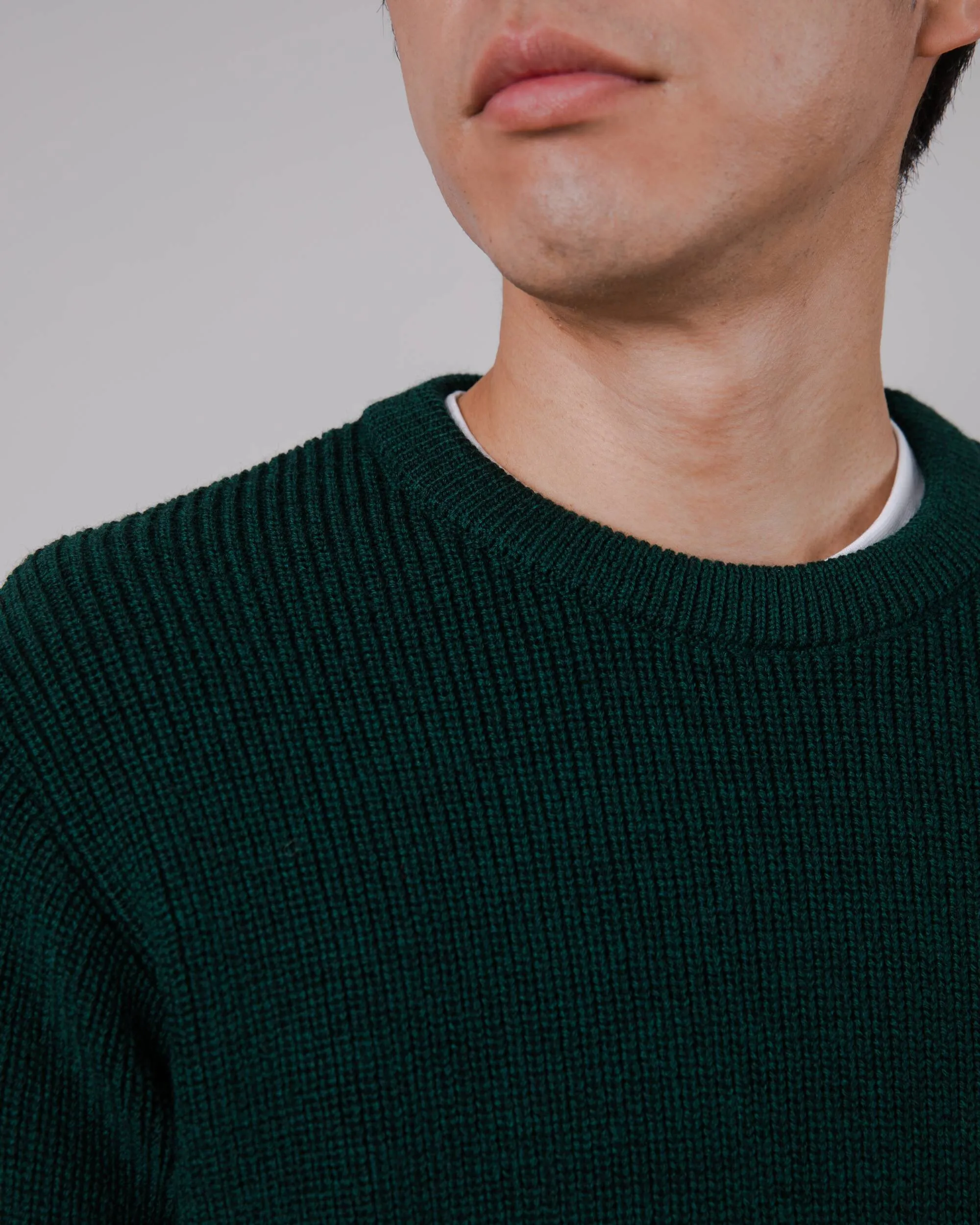 Waterfront Wool Sweater Green