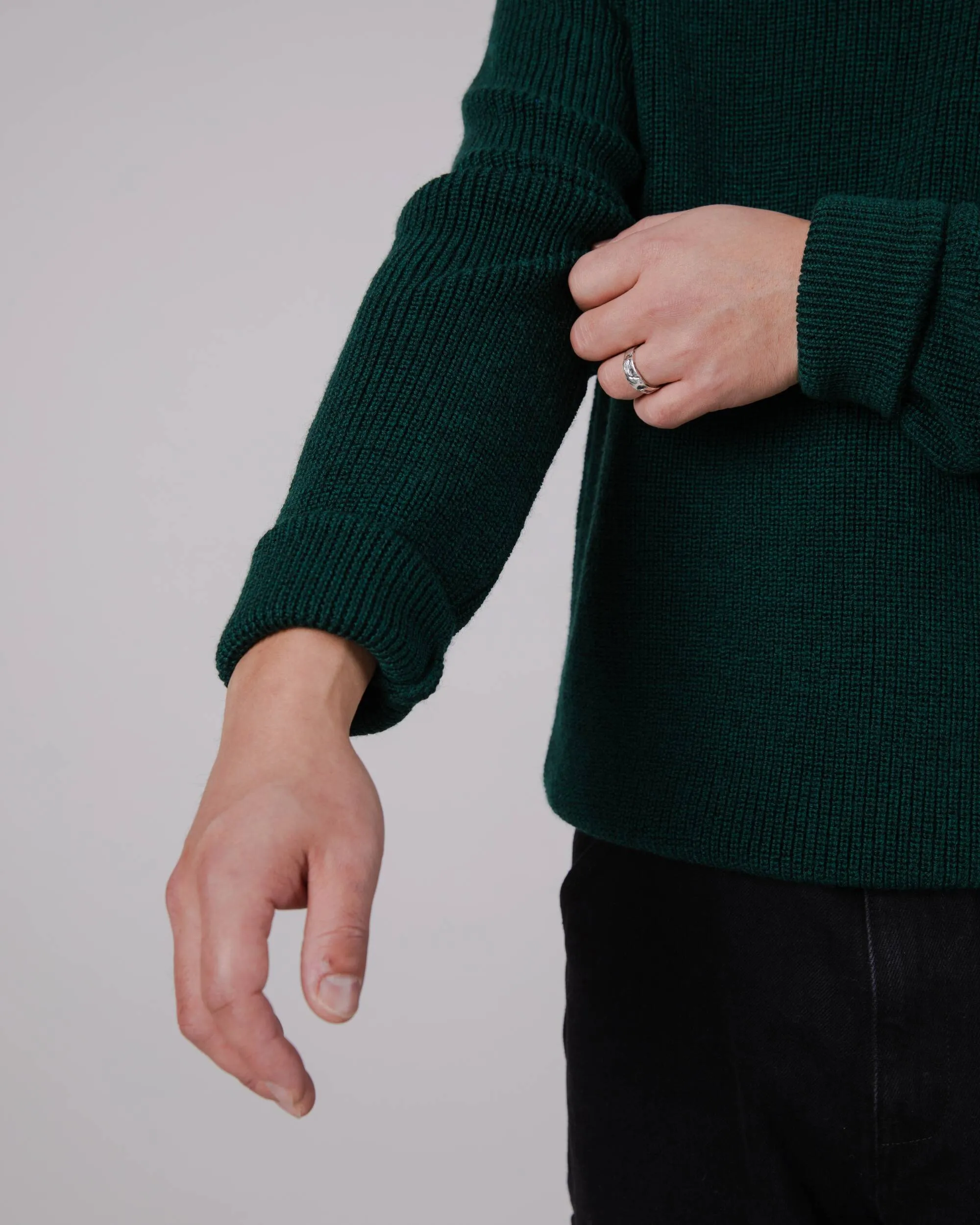 Waterfront Wool Sweater Green