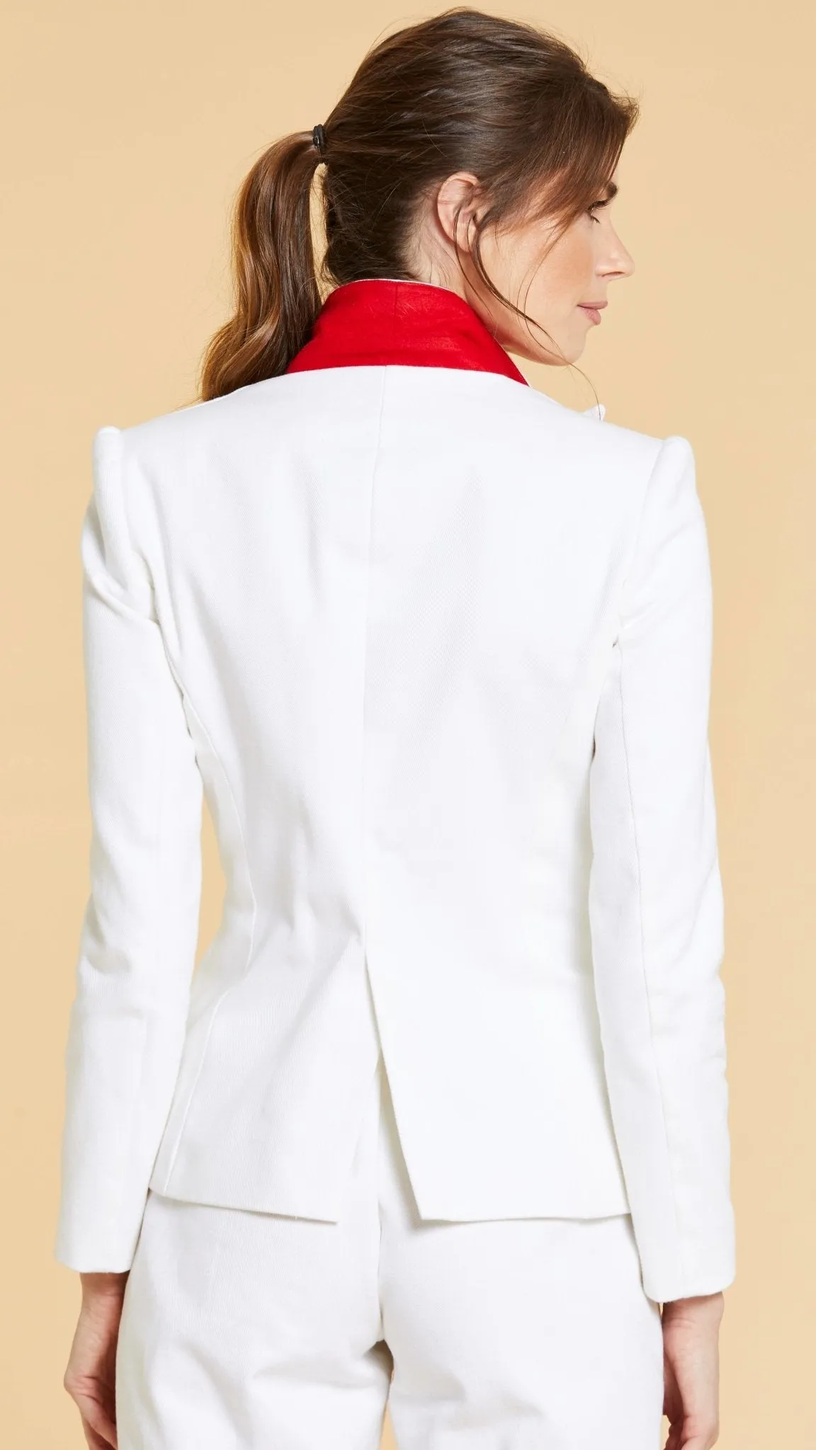 White Cotton Drill Jacket